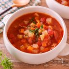 【根菜のミネストローネ】冬に作りたいぽかぽかスープ♪