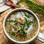 豚バラと大根とにらの《にんにく旨塩スープ》
