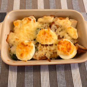 puricoの作ってみた!投稿(簡単なのに贅沢に見える♡ちくわと野菜のオーブン焼き)