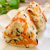 のりのり🐾🎀🤍の作ってみた!投稿(【ひじきとにんじんの混ぜおにぎり】レンチンで混ぜご飯が完成!)