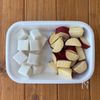 ワンパン10分！【はんぺんとさつまいもの旨だしあんかけ】の工程1
