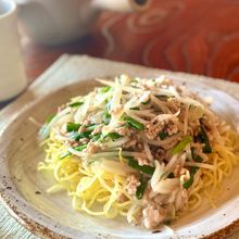【もやしとニラの塩あんかけ焼きそば】餡かけタップリが最高♪
