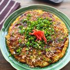 【豆腐のお好み焼き】豆腐の水切り・小麦粉不要で簡単！