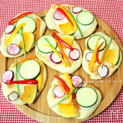 発酵なしの30分で作れる♪夏野菜のフォッカッチャ