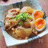 5分煮込み♪とろ〜り甘じょっぱい♡大根と豚バラのコクうま煮の工程3