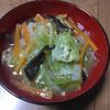 ももの作ってみた!投稿(野菜たっぷり☆八宝菜スープ)