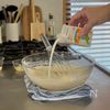 桃のレアチーズケーキの工程2