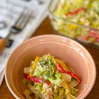 【5分で作れる！】白菜とパプリカのツナサラダ