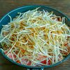 豚バラキャベツとたっぷりもやしのフライパン蒸しの工程3