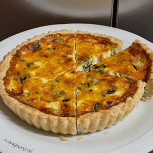 ケの作ってみた!投稿(【仕込み5分！ほうれん草とクリームチーズのキッシュ】絶品♡︎)
