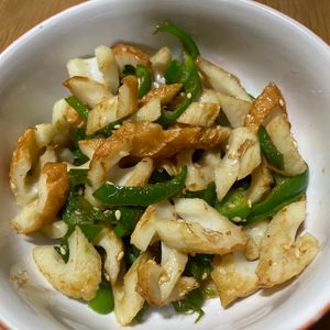 みいろの作ってみた!投稿(ちくわとピーマンのおかかバターきんぴら【#冷凍保存#お弁当】)