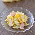 ゆずの香り高い白菜の炒めもの♪冷やして前菜にもおすすめ◎
