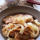 爽やかな美味しさ♡豚肉と玉ねぎのかぼす＆すだち炒め