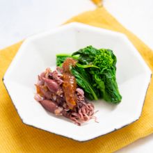 【基本の和食】ほたるいかと菜の花のからし酢みそ和え