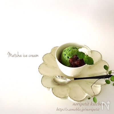 簡単♡ヘルシー<材料3つ>お豆腐抹茶アイス