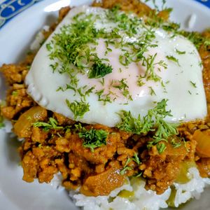 ゆみの作ってみた!投稿(レンジで8分！【トマトキーマカレー】旨味たっぷり濃厚♩)