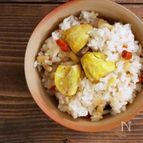 栗とクコの実・松の実の釜飯