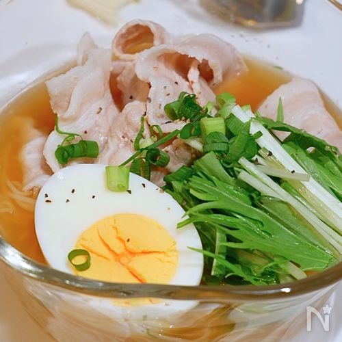鬼リピ確定🍜醤油ラーメン風そうめん〜香味油で風味アップ〜