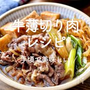 「牛肉の薄切りレシピ」50選｜手頃で美味しい♪