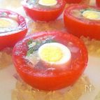 トマトと野菜の寒天ファルシー