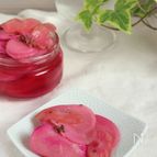 キレイなピンク色！紅芯大根のピクルス