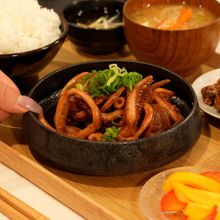 イカのうま辛コチュ炒め