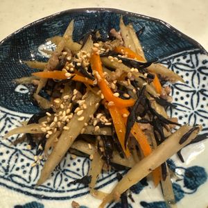 のりりんさんの作ってみた!投稿(【ひじきと新ごぼうの甘辛味噌いため煮】栄養満点やみつきおかず)