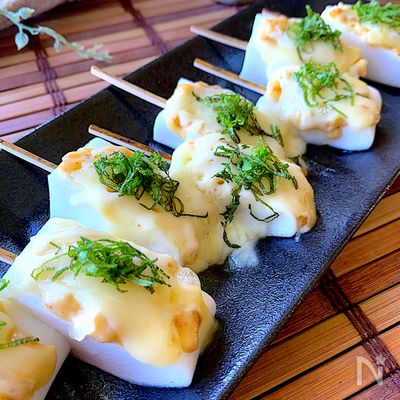 【おうち居酒屋】切ってのせてチン！はんぺんの柚子マヨチーズ