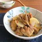 ごはんがすすむ和総菜◎まいたけと鶏大根のピリ辛旨煮