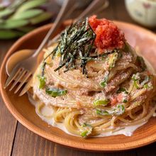 絶妙な美味しさ☆和風明太クリームパスタ
