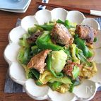 【さば缶】簡単！さばのみそ煮と野菜のごま油炒め