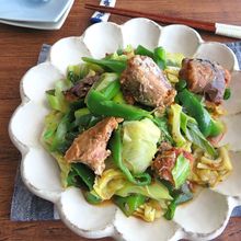 【さば缶】簡単！さばのみそ煮と野菜のごま油炒め