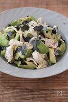 【10分でできる野菜の副菜】鶏ささみとアボカドの柚子胡椒和え