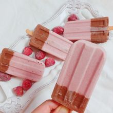 乳製品無しでストロベリーミルクチョコアイスキャディー