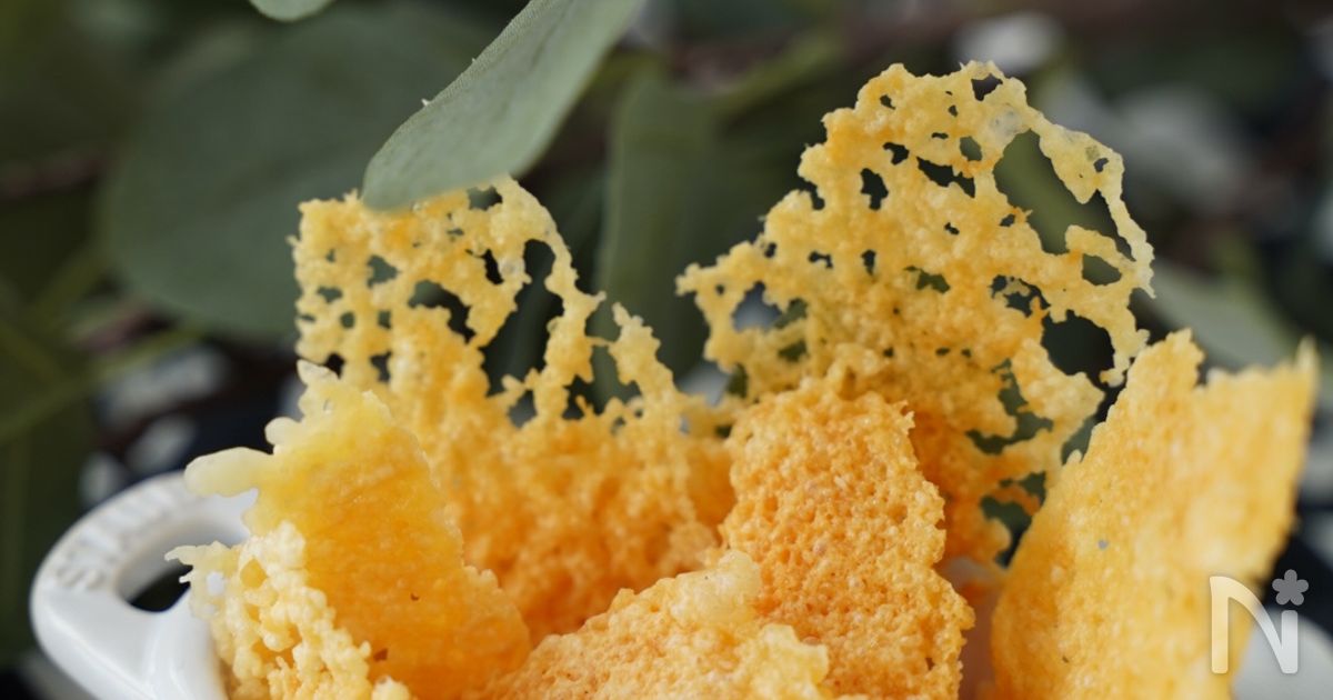 レンチンでパリパリ チーズせんべい By Kombucha Aya レシピサイト Nadia ナディア プロの料理家のおいしいレシピ