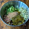 【味付けめかぶで簡単✨夏野菜だし】トッピングにもおすすめ🩷の工程3