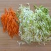 せいろでふんわり【白菜とにんじんの蒸し卵サラダ】の工程1