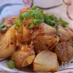 鶏と大根の味噌炒め