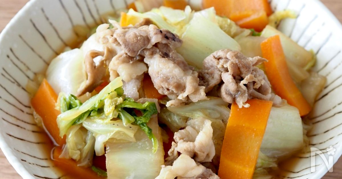 野菜不足解消に！白菜のうま煮 | レシピサイトNadia