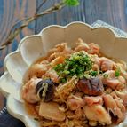 レンジで簡単！切り干し大根と鶏肉と椎茸の煮物【戻し不要】