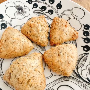 ミルクの作ってみた!投稿(【紅茶のスコーン】バターなし！トースターで簡単レシピ♪)