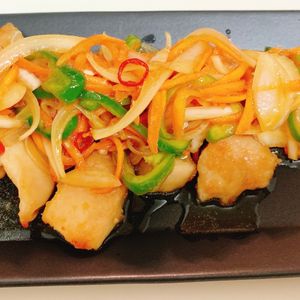 りんの作ってみた!投稿(3:2:1の黄金比
揚げない！【鶏むね肉の南蛮漬け】)
