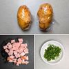 旨辛キムチのチーズポテサラ│レンジで簡単！混ぜるだけの工程1