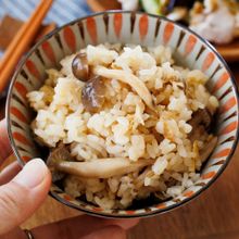 『きのこたっぷり☆炊き込みご飯』秋の定番！炒めて美味しい♪