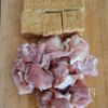 ワンパン15分♪とろ〜っと甘め♡鶏モモ肉と厚揚げの煮物の工程1
