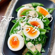 「スナップえんどうのサラダ」30選｜食卓の彩りにも