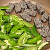 京のおばんざい♪万願寺唐辛子とごま麩のバターソテーの工程2