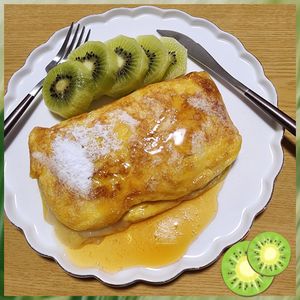 ナムディの作ってみた!投稿(余ったおもちで簡単！絶品【フレンチトースト】)