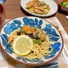 ロミミの作ってみた!投稿(美味しすぎる〖夏野菜の冷製パスタ〗自家製オリーブごまソース♪)