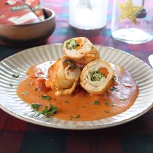 鶏ささみのインボルティーニ（包み焼き）